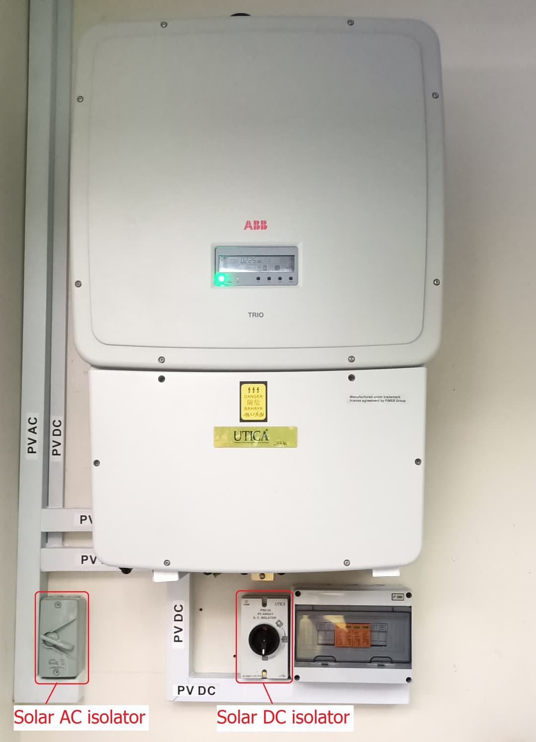 Solar AC and DC Isolator